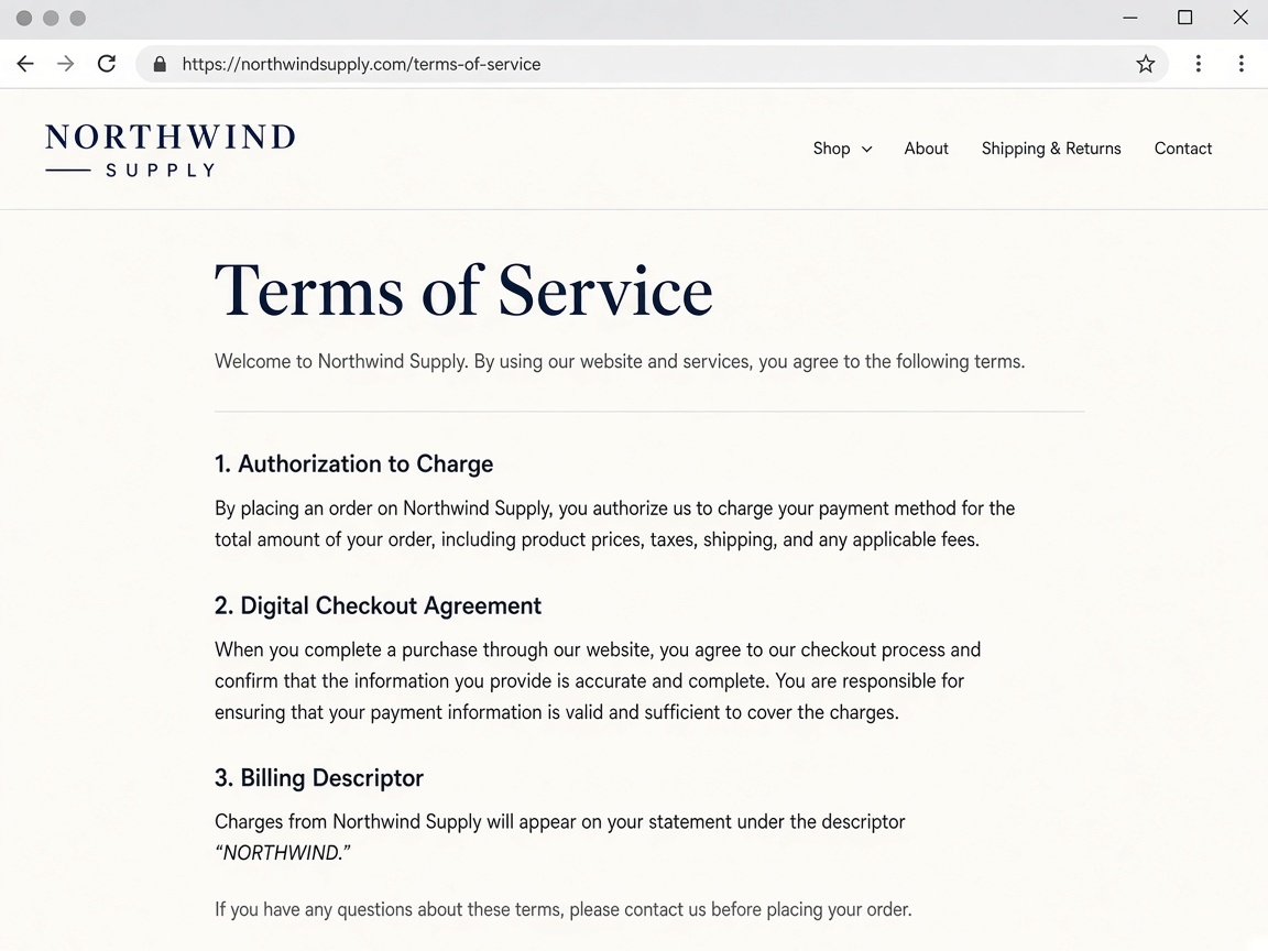 Demo Terms of Service
